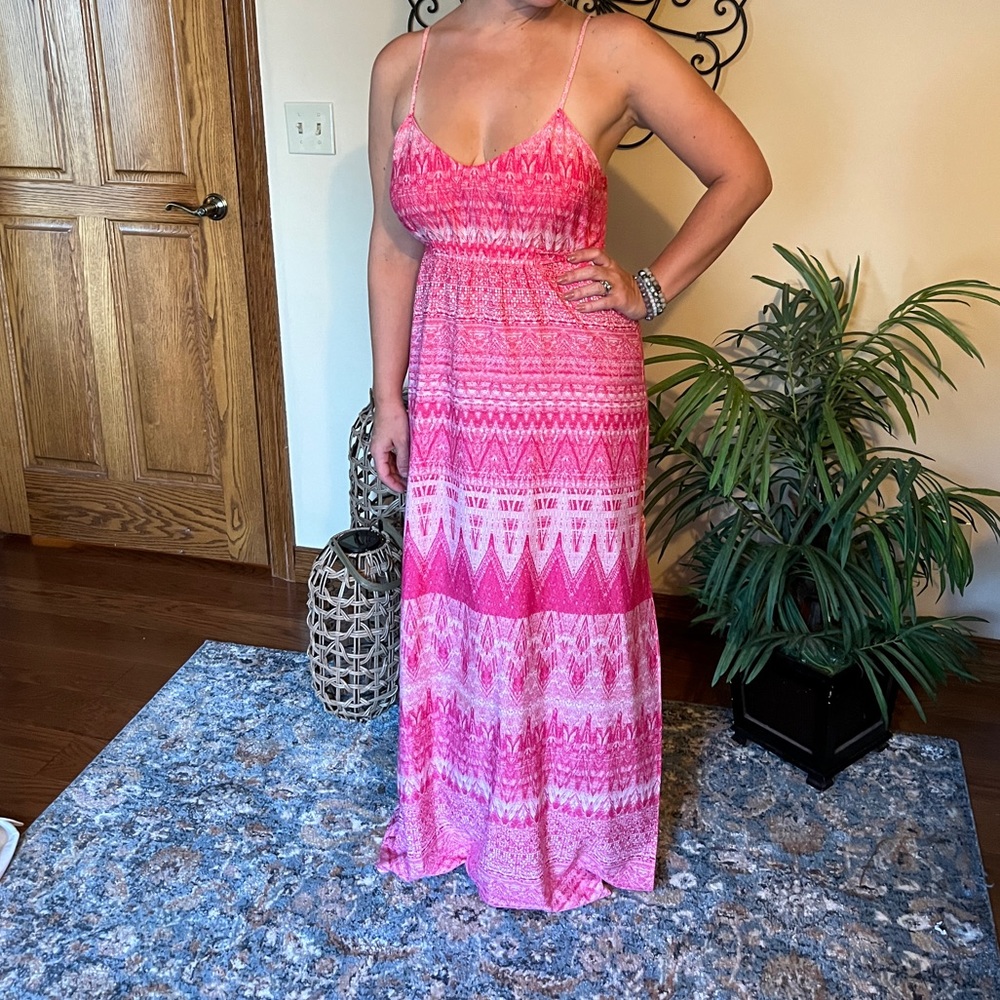 Pink boutique maxi